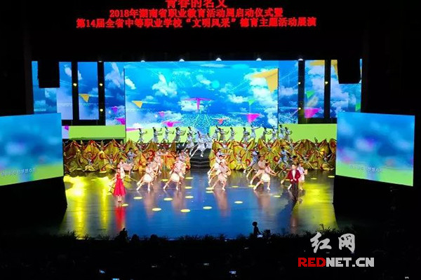 “青春的名义”2018年湖南省职业教育活动周启动仪式。
